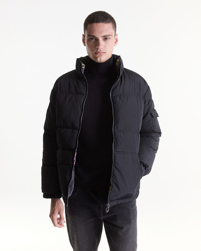 Campera Reversible Puffer Negra Diseño Urbano Equus Zagreb