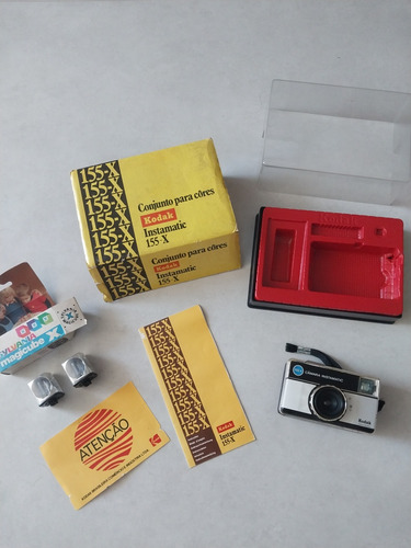 Câmera Fotográfica Kodak 155x Instamatic Completa
