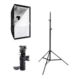 Kit Softbox Godox 50x70 Para Flash Mas Pedestal