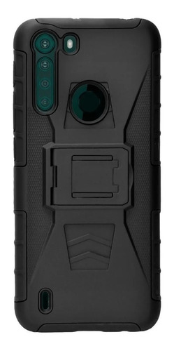 Mica 9d + Funda Uso Rudo Con Clip Para Motorola 