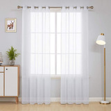 Cortinas Traslucidas De 4.50 X 2.50 Alto (2 Cortinas)