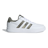 Tenis Hombre adidas Breaknet - Blanco-verde