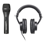 Kit Microfono + Auricular Audio Technica Atedu25   Prm