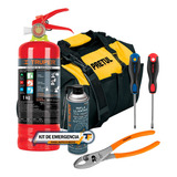 Kit Emergencia Extintor Recargable + Maleta + Herramientas