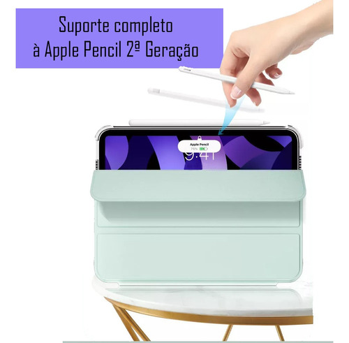 Capa Case P iPad Mini 6 Ger Proteção Anti Impacto Ultra Slim