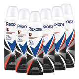 Kit 6 Desodorantes Rexona Antibacterial E Invisible 150ml