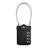 Candado De Equipaje Zhege Tsa Approved Luggage Padlock, 4 Di