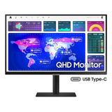 Monitor Samsung Viewfinity S6 27  Qhd, Tela Plana, 75hz, 5ms, Hdmi, Dp, Usb-c, Freesync, Game Mode