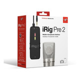 Irig Pre 2 - Interface De Áudio Xlr Para Celular Câmera