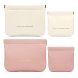 Glitzcharm Bolsa De Maquillaje Pequena De 4 Piezas Para Bols