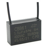 Capacitor 1.5uf X 400v Arranque Motores Cbb61 45/85/21