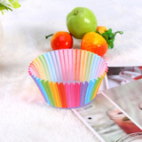 Molinillo Colorido Para Cupcakes, Papel Para Hornear, 100 Un