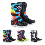 Jm Botas Moto Cross Alpinestars Tech 3s Youth Niños Mujer