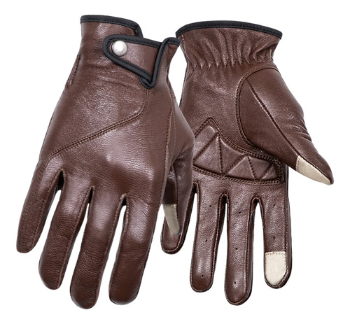 Guantes De Piel De Oveja Para Hombre, Piel Auténtica, Para M