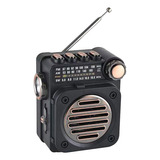 Rádio Com Alto-falante N Mini E Fm Am/sw Multifuncional Blue