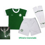 Kit Conjunto Infantil Palmeiras Artilheiro Futebol Oficial 