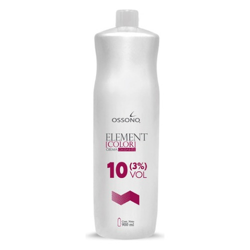 Crema Oxidante Capilar Ossono Element Color 10 Vol X 900 Ml