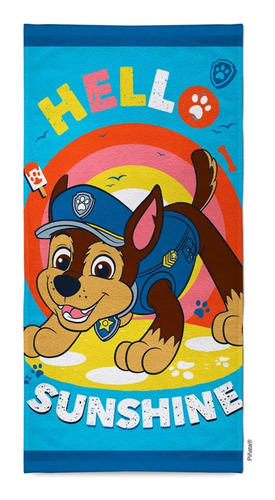 Toallon Paw Patrol Piñata 70x130 Cm 100% Algodon Licencia Or