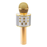 Micrófono Karaoke Prosound Mk003 Bluetooth Color Dorado