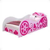 Berço Mini Cama Infantil Montessoriana Princesa Ou Carro Cor Carruagem - Alice Rosa