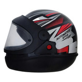 Capacete Para Moto  Integral Ebf Capacetes New Spark  Automático Bolt  Vermelho Style Brilhante Fosco Tamanho 58 