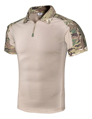 Camisa Hombre Combate Militar Ropa Americana Casual De Caza