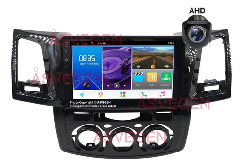 Android Coche Estéreo Para Hilux Fortuner 05-14 Hd 1280*1024