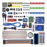 Kit Electronica Aprendizaje 220 Piezas Con Base En Arduino