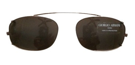 Lente Sol Clip On Giorgio Armani 3022 Café Brown Italy 52mm