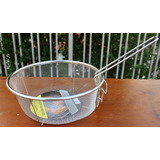 Cesto Para Fritura 23cm Fritadeira Reforçado Inox Mimo Style