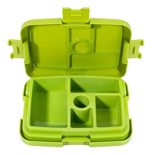 Lunchera Vianda Filoshark 5 Divisiones Hermetica Color Verde Verde