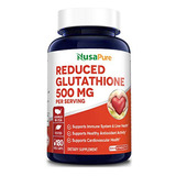 Antioxidante Glutatión Reducido 500 Mg, 180 Cápsulas Sabor Sin Sabor