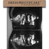 Molde Para Chocolate Dress My Cupcake En 3d Con Forma De Cer