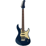 Yamaha Pac612viixmsb Guitarra Eléctrica En Azul Seda 