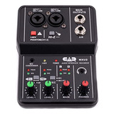 Mezclador De 2 Canales Cad Audio Mxu2 Con Interfaz Usb