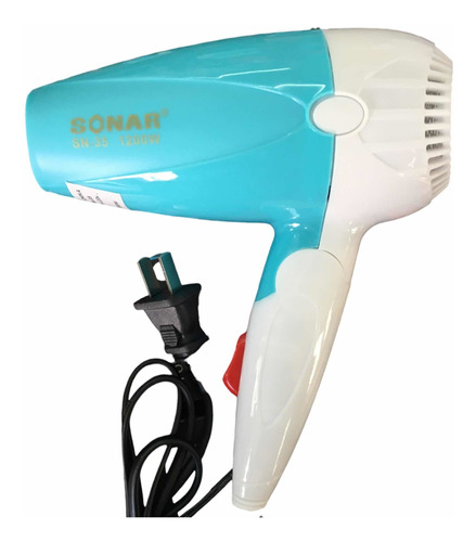 Secadora De Cabello Viajero 1200w Marca Sonar. Dama Portátil