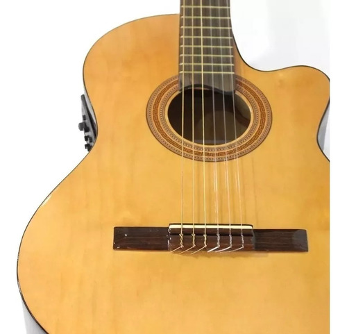 Gracia M6 Eq Guitarra Clasica Electrocriolla Corte 