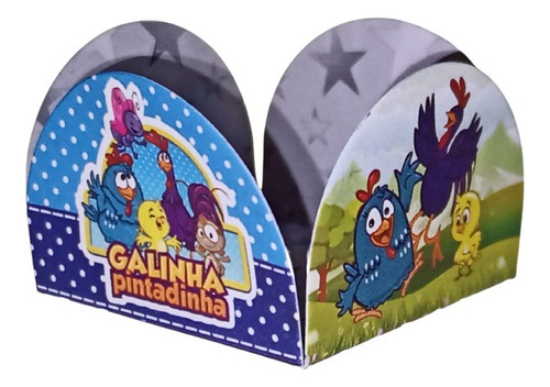 Forminha P/ Doce Galinha Pintadinha - 50 Unidades