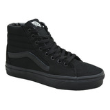 Tenis Vans Sk8 Hi Classic Vn-000ts9bj4 Black Negro Unisex