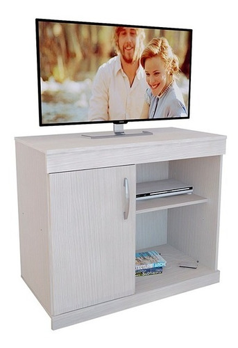 Mueble Mesa Tv Con Ruedas 1 Puerta Dormitorio Mosconi 56165