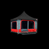 3h Complemento Brisa Rojo Para Gazebos De 3x3 Carpa Camping