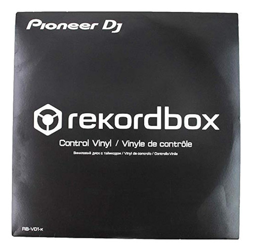 Pionero Dj Rbvd1k Rekordbox Control Vinilo 2 X Negro