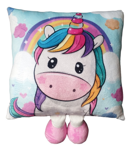 Cojín Infantil Antialérgico 40x40cm Tipo Peluche