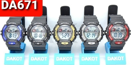 Reloj Digital Sumergible 30m Dia Del Padre Oferta! Garantia.