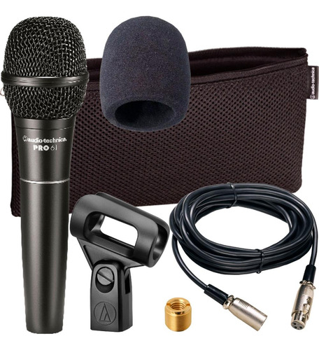 Microfone Profissional Audio-technica Pro61 + Espuma