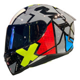Casco Mt Helmet Revenge 2 Light C2 Gris/ Perla Para Moto