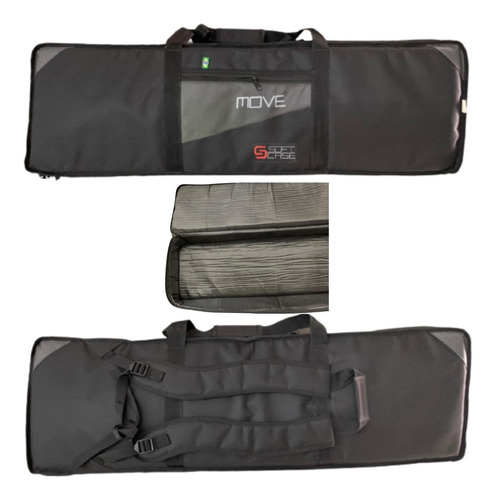 Capa Bag Teclado 5/8 Pp Juno Di/xps10/xps30 Soft Case Move