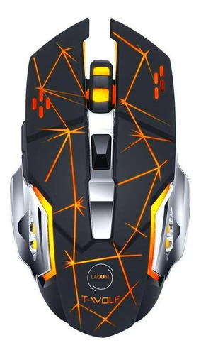 Mouse De Juego Lagom T-wolf-13 Wireless Gaming Raton Optico 