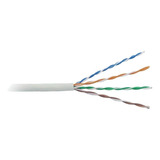 Bobina 305m Cable Utp 100% Cobre Cat5e Blanco Redes/cctv