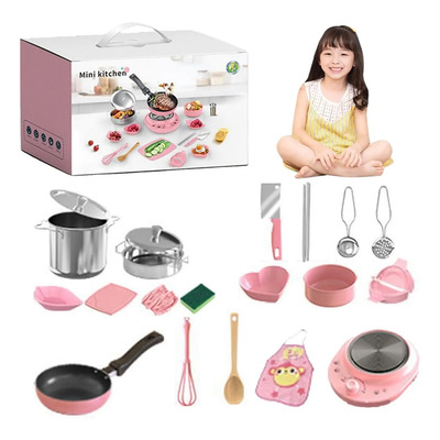 Set De Cocina Para Niños De 22pcs, Juegos Cocina Para Niños | Meses sin interés